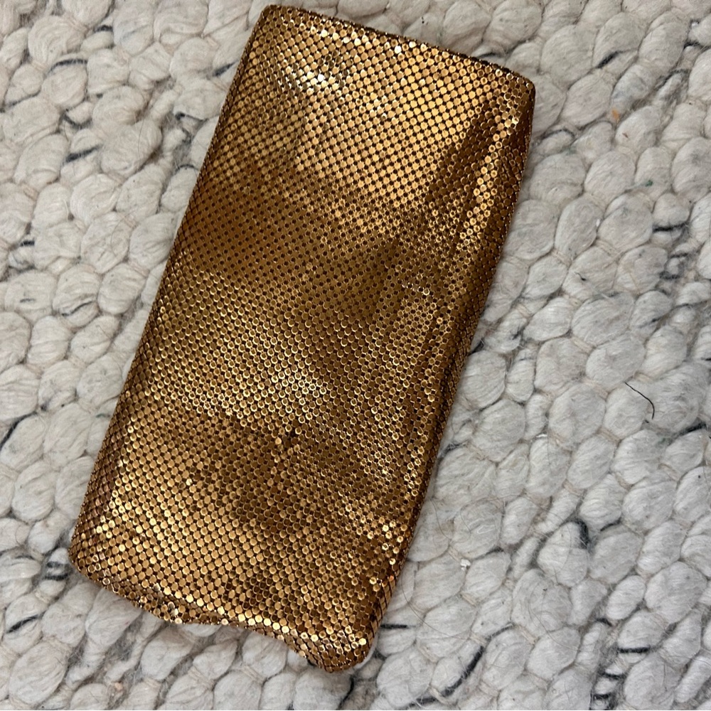 Whiting & Davis Gold Mesh Clutch - Picture 4 of 7